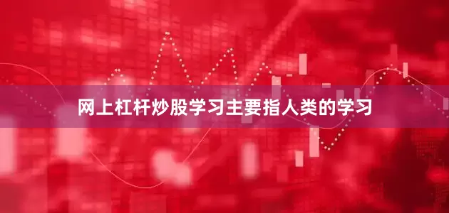 网上杠杆炒股学习主要指人类的学习